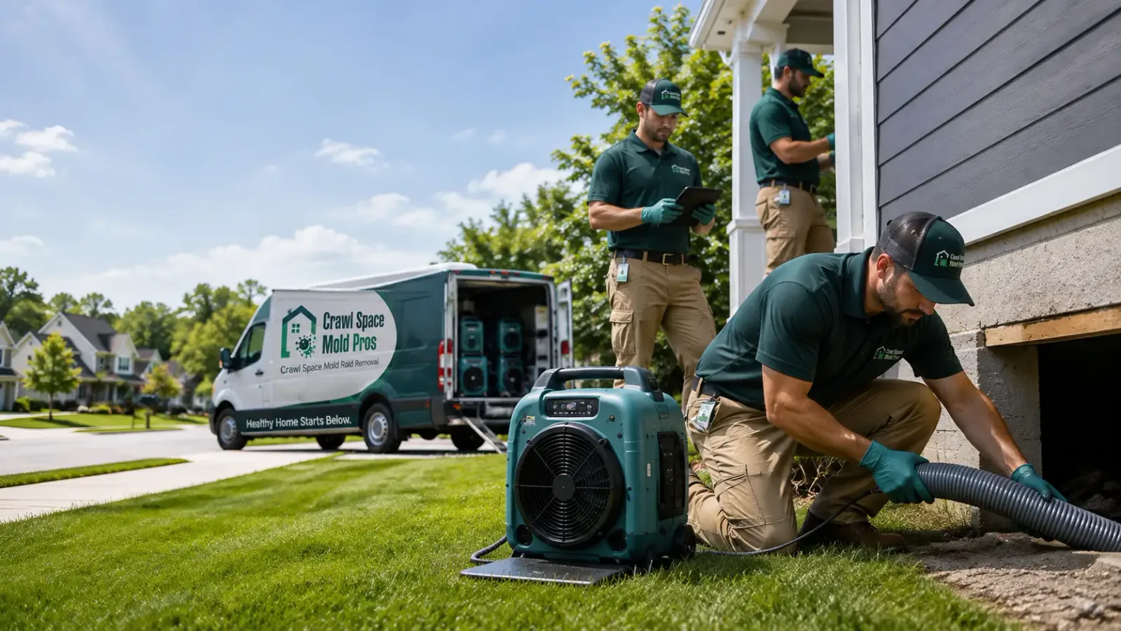Crawl Space Mold Removal in Thornton, TX